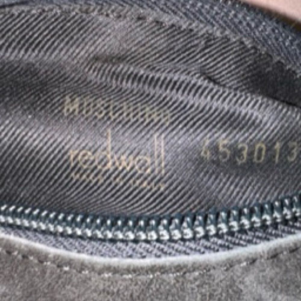 Vintage Moschino Black Suede & Gold Studded Clutch Bag - Picture 6 of 11